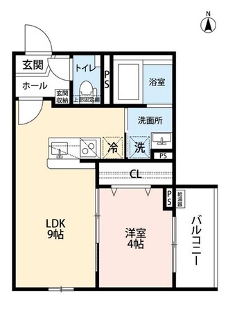 瓢箪山駅 徒歩6分 3階の物件間取画像